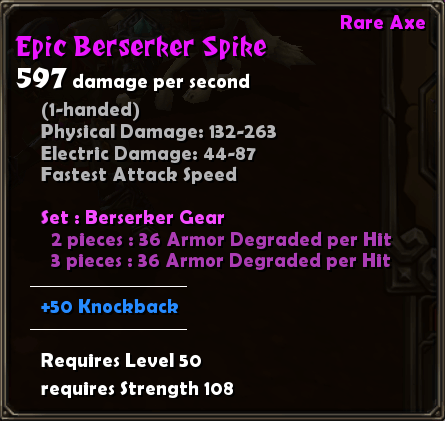 Epic Berserker Spike