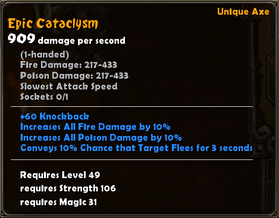 Epic Cataclysm