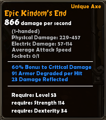 Epic Kindom's End