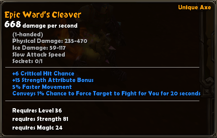 Epic Ward's Cleaver