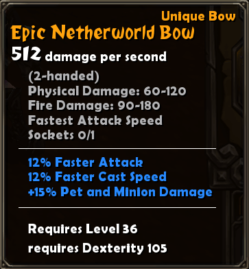 Epic Netherworld Bow