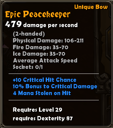 Epic Peacekeeper