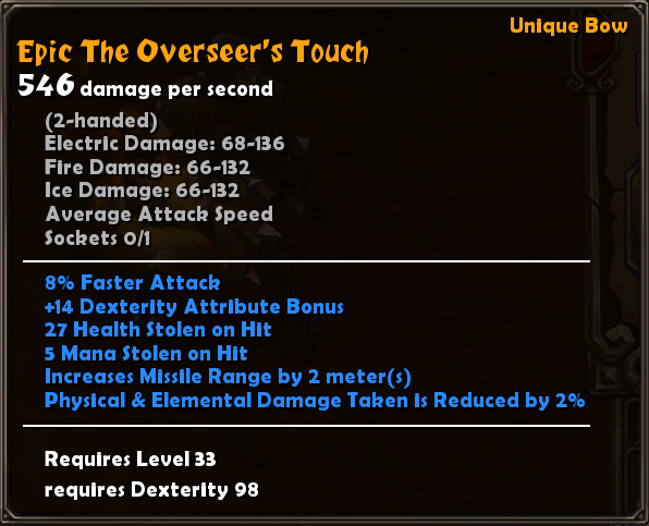 Epic the Overseer's Touch