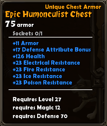 Epic Humonculist Chest