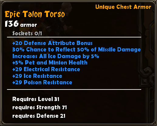 Epic Talon Torso