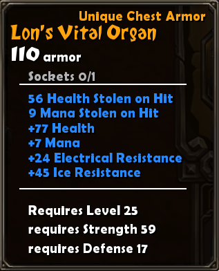 Lon's Vital Organ