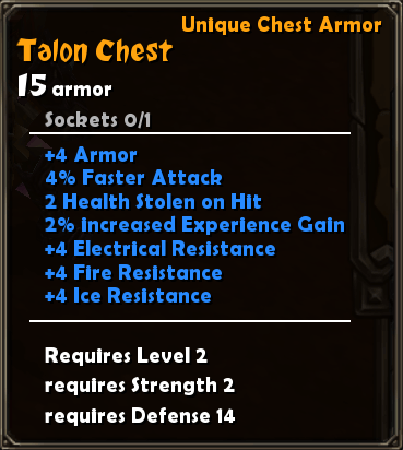 Talon Chest