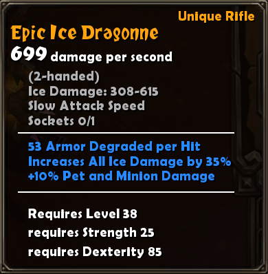 Epic Ice Dragonne