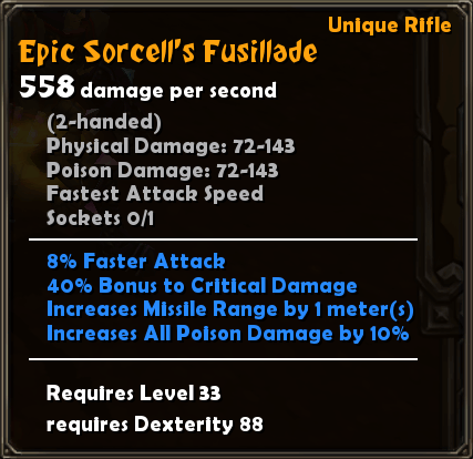 Epic Sorcell's Fusillade