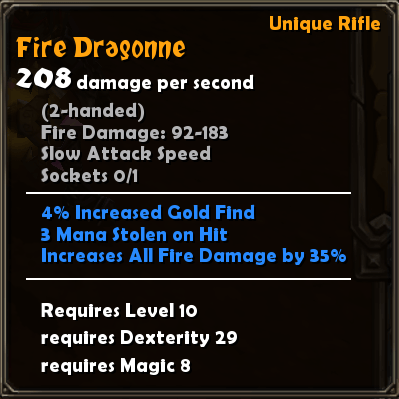 Fire Dragonne