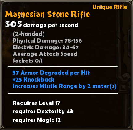 Magnesian Stone Rifle