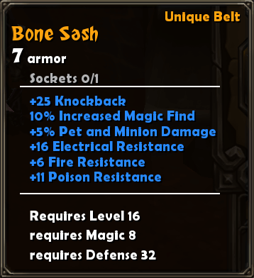 Bone Sash