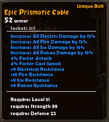 Epic Prismatic Cable
