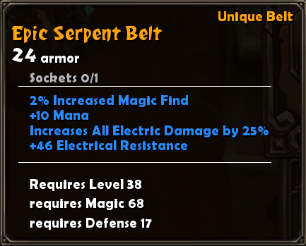 Epic Serpent Belt