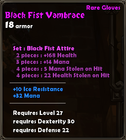 Black Fist Vambrace