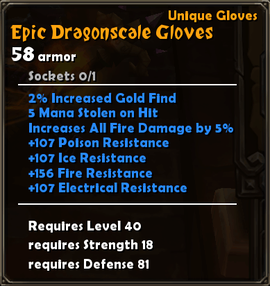 Epic Dragonscale Gloves