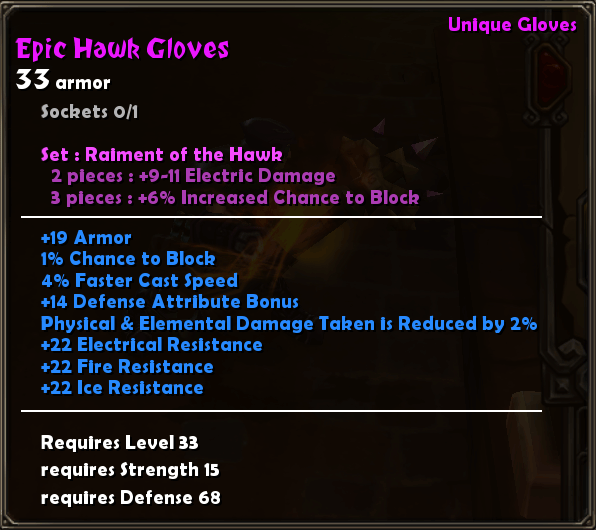 Epic Hawk Gloves