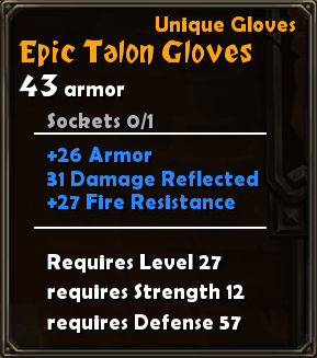 Epic Talon Gloves