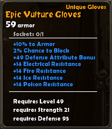 Epic Vulture Gloves