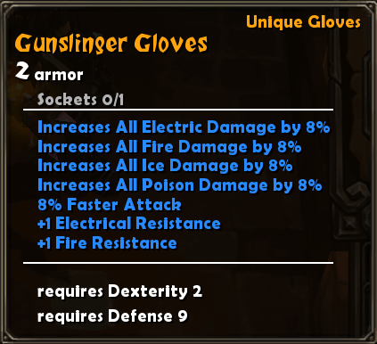 Gunslinger Gloves