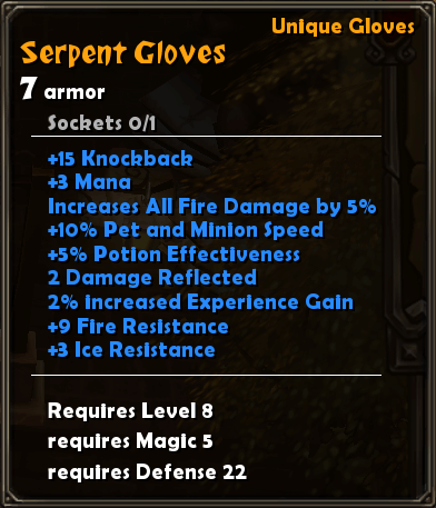 Serpent Gloves