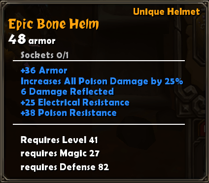 Epic Bone Helm