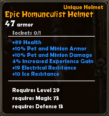 Epic Homuncultist Helmet