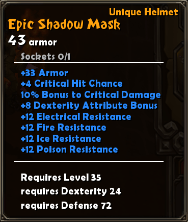 Epic Shadow Mask
