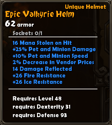Epic Valkyrie Helm
