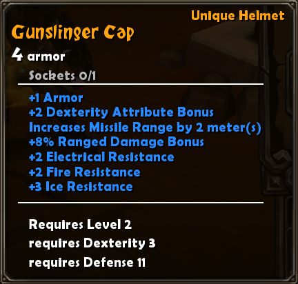 Gunslinger Cap