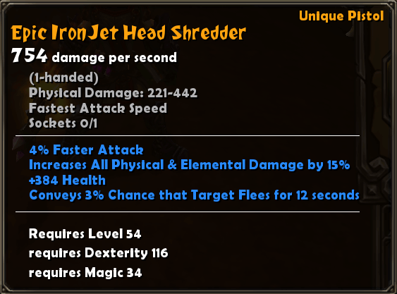 Epic Iron Jet Head Shredder