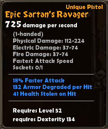 Epic Sarta's Ravager