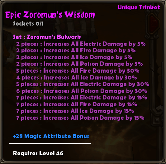 Epic Zoromun's Wisdom