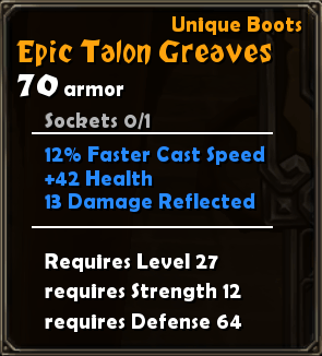 Epic Talon Greaves