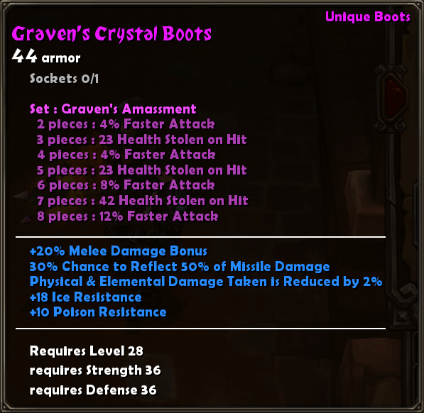 Graven's Crystal Boots