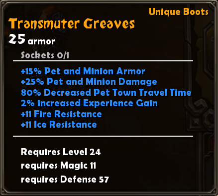 Transmuter Greaves