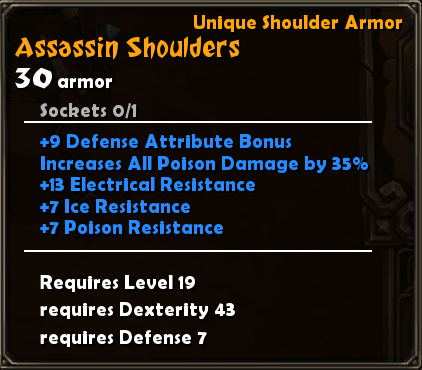 Assassin Shoulders
