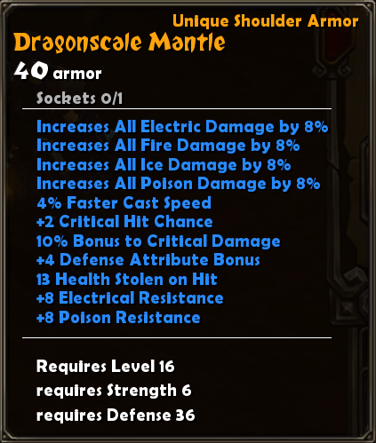 Dragonscale Mantle