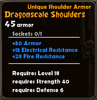 Dragonscale Shoulders