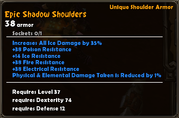 Epic Shadow Shoulders