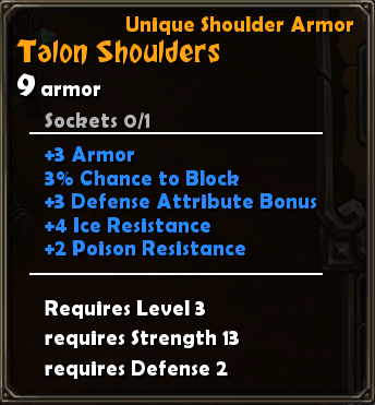 Talon Shoulders