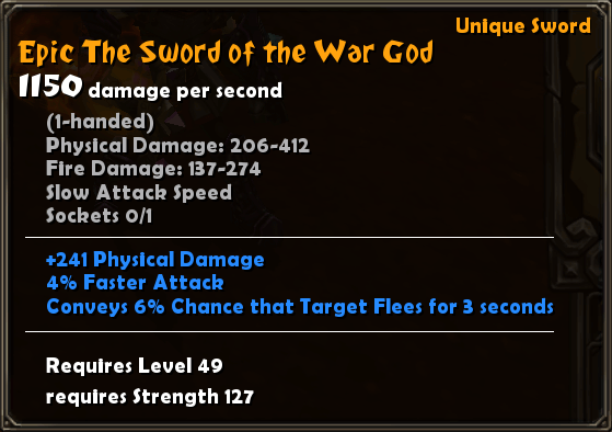 Epic The Sword of the War God