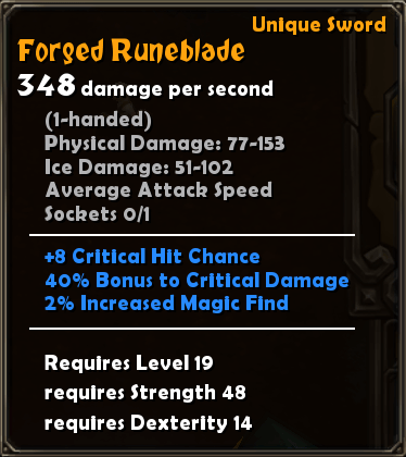 Forged Runeblade