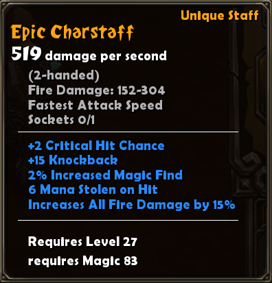 Epic Charstaff