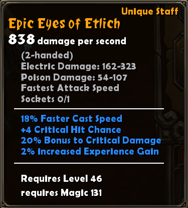 Epic Eyes of Etlich