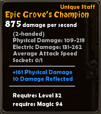 Epic Grove's Champion