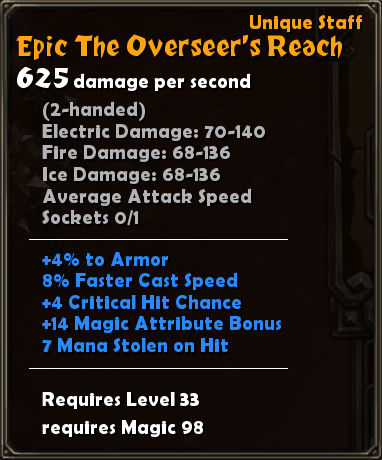 Epic the Overseer's Reach
