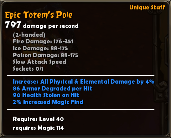 Epic Totem's Pole