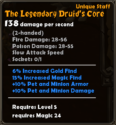 The Legendary Druid's Core