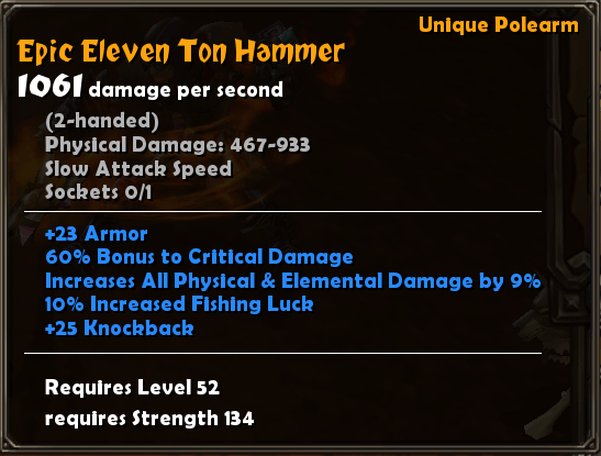 Epic Eleven Ton Hammer